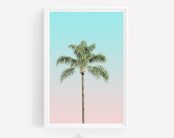 Palm tree prints, tropical tree print art, tree wall decor, palm poster art, digital wall decor, plant digital print download - 0183