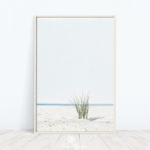 Beach prints. grass decor print, beach wall art, beach poster, Boho beach printable art, digital download, birthday gift for friend - 0163