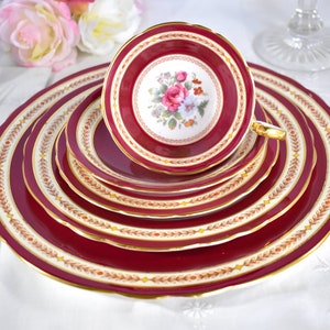 Aynsley 5-Piece Dinnerware Place Setting - Pattern 7566