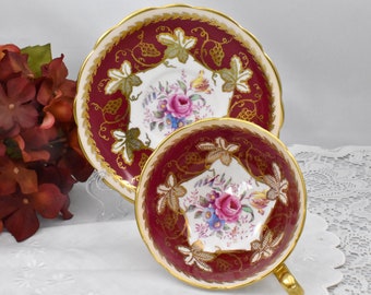 Vintage Double Warrant Paragon Tea Cup and Saucer