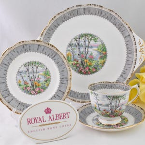 Royal Albert Silver Birch - Etsy
