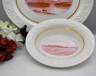 America the Beautiful - Homer Laughlin Theme Dinner Plates