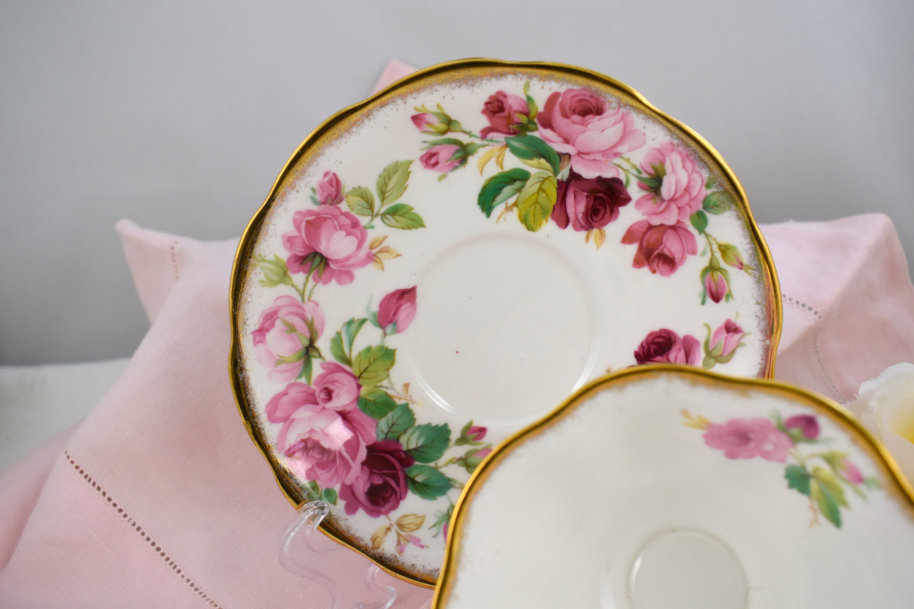 Royal Albert Queen Anne Pattern Tea Cup and Saucer - Etsy