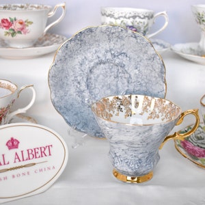 Royal Albert Tea Cups Choice Blue Gossamer