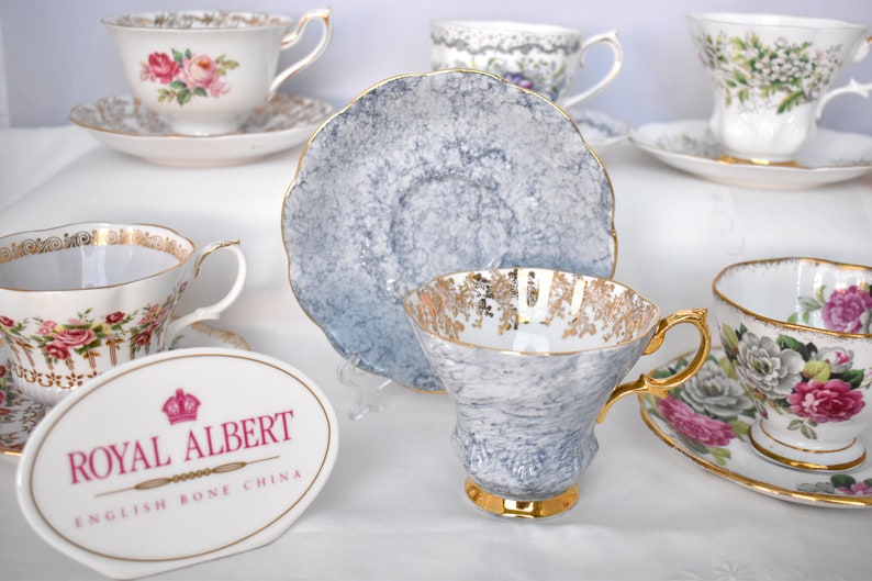 Royal Albert Tea Cups Choice Blue Gossamer