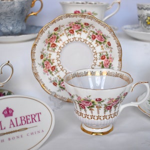 Royal Albert Tea Cups Choice Lavender Grn Park