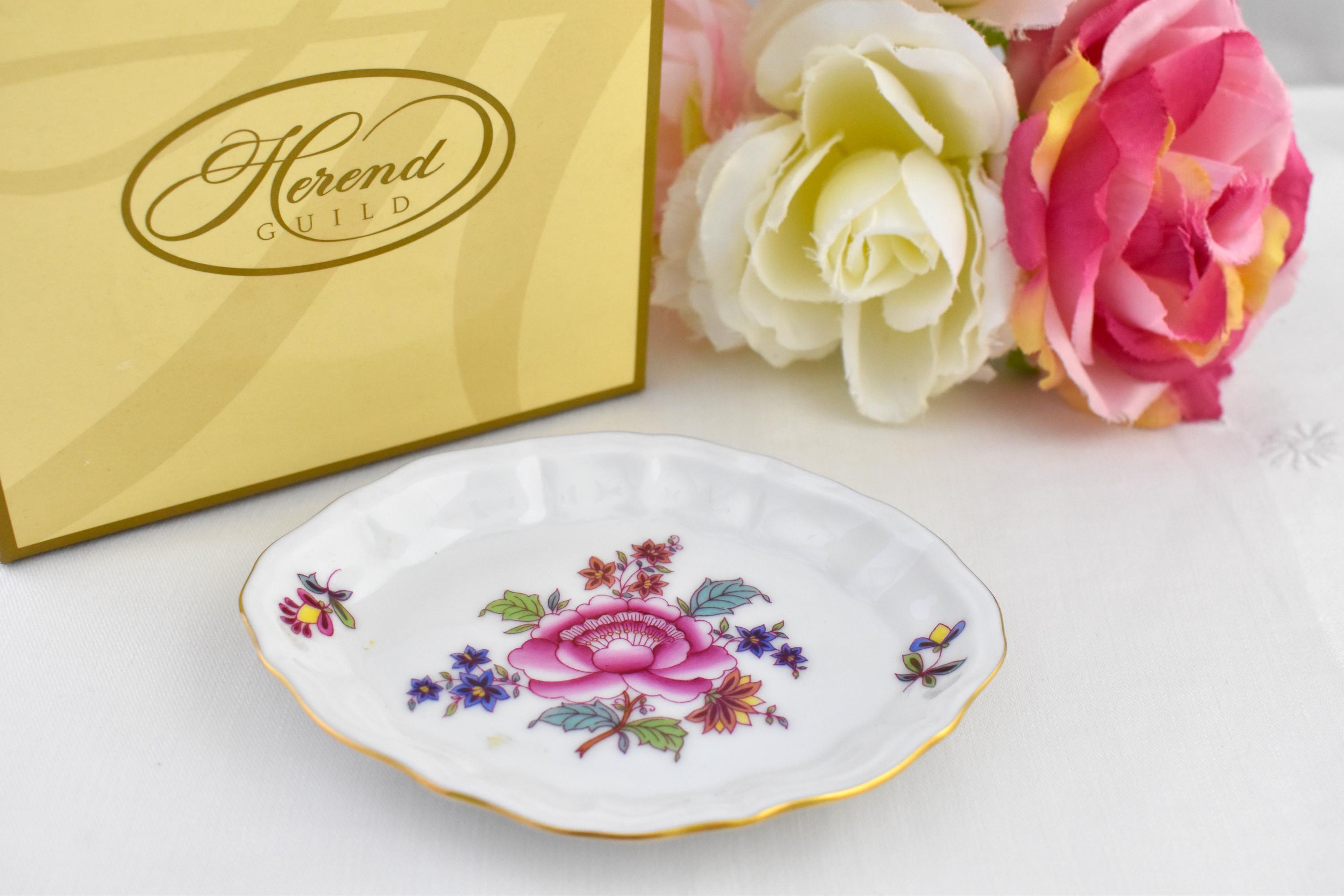 Herend Trinket Dish - Etsy Herend Trinket Dish - Etsy