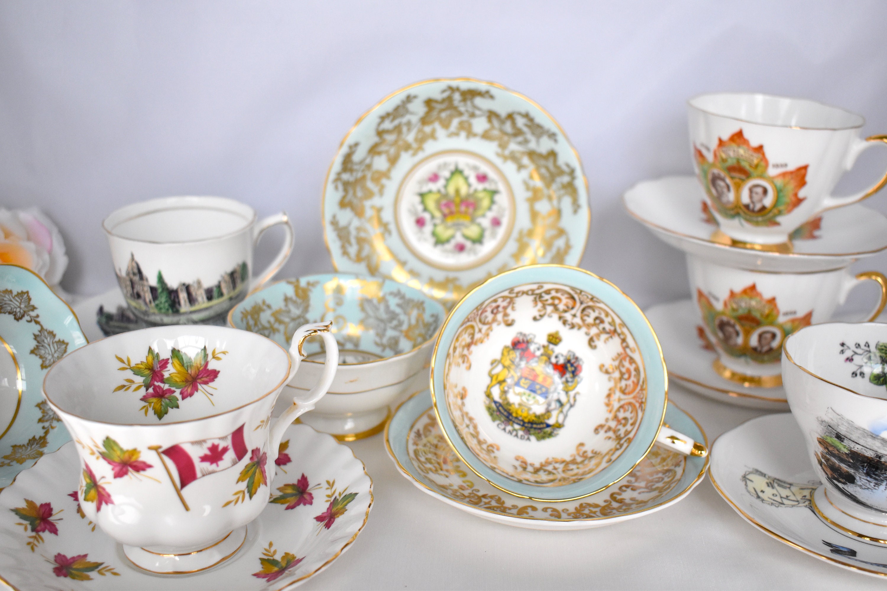 Oh Canada! Tea Cups Celebrating Canada and Its Provinces - Etsy