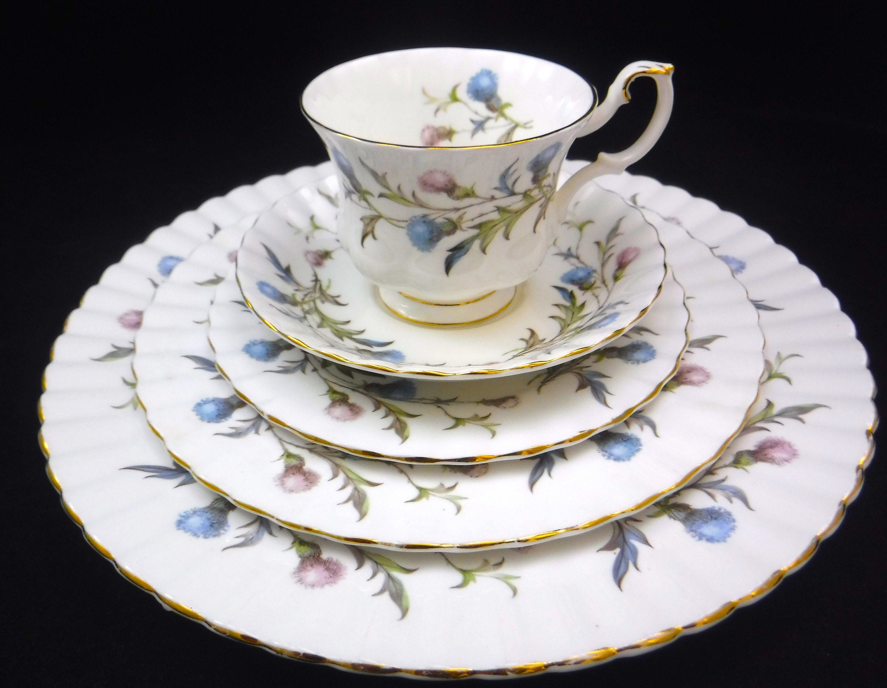 Royal Albert Brigadoon Dinnerware Sets Etsy