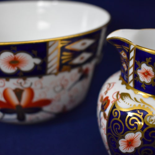 Royal Crown Derby Traditional Imari Carafe - shops Waste Bowl or Creamer