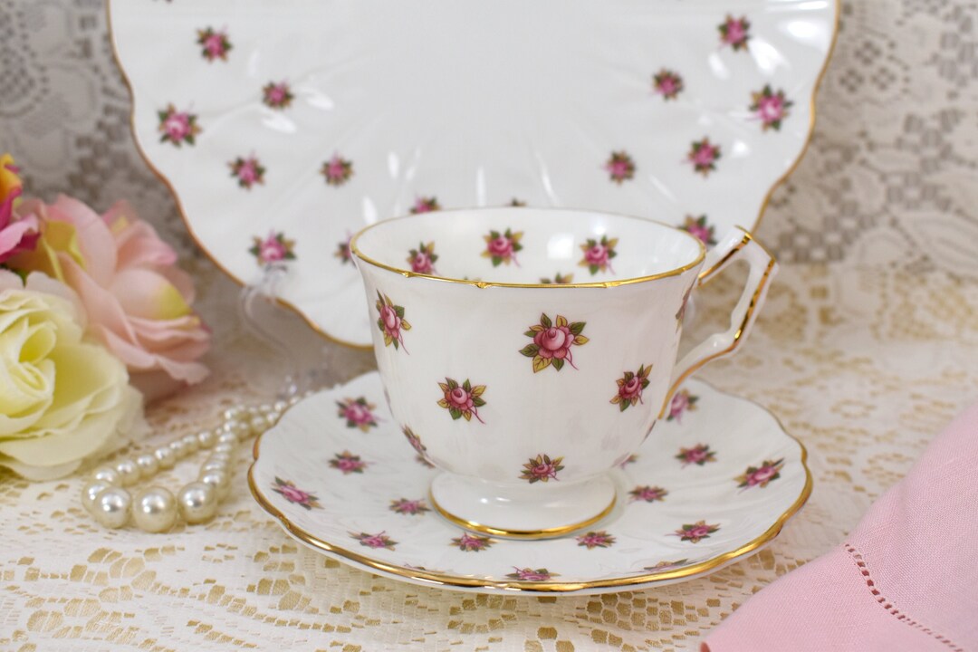 Aynsley Lunch Trio Set - Rosedale Pattern - Etsy