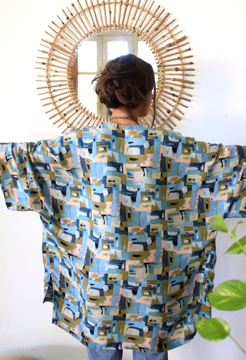 Kimono Coverup Cover up Cotton Kimono Kimono Robe Kimono Cardigan Etsy