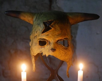 Pikachu Horror Mask God Of Thunder | Scary Art Pokemon Skin Serial Killer Gore Chainsaw Massacre Halloween Leatherface Jason Freddy Ed Gein