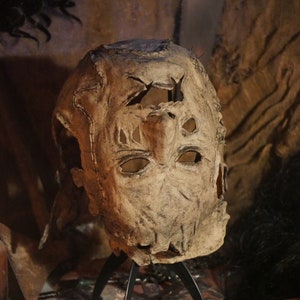 Umgekehrte Meatgirl Maske Horror Kunst Haut Gore Halloween Leatherface Creepy Kettensäge Massacre Scary Ed Gein nicht Freddy Jason Büste Myers