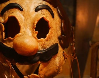 Mario Horror Mask Dead Plumber | Scary Art Creepy Halloween Serial Killer Game Kart Nintendo Gore Chainsaw Massacre Leatherface Freddy Myers