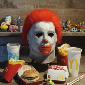 Masque Michael Myers édition Ronald McDonald Halloween Film d&#39;horreur McMyers, pas Jason Freddy