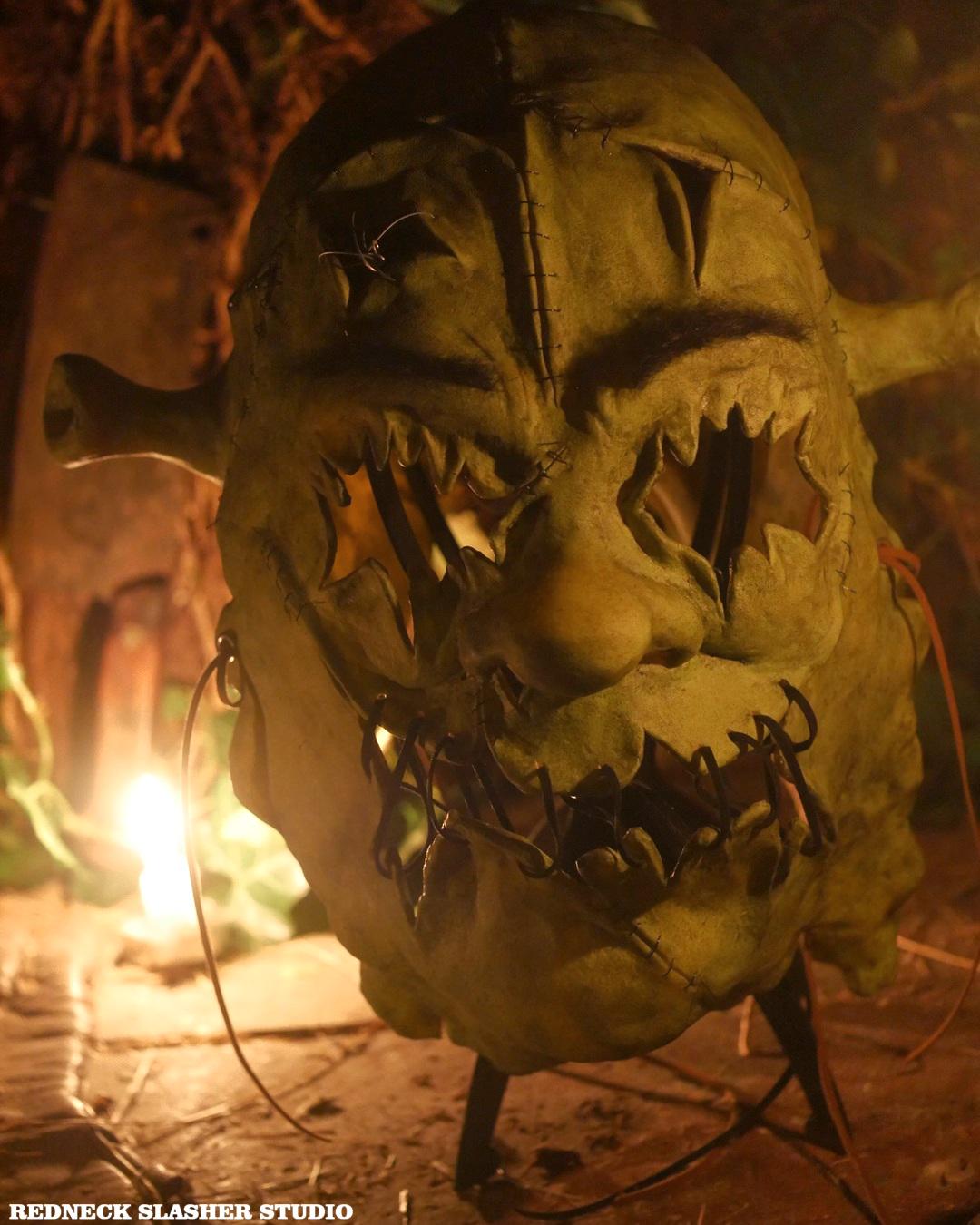 Dead Ogre Mask Shrek Horror Art Face Party Killer Gore Not