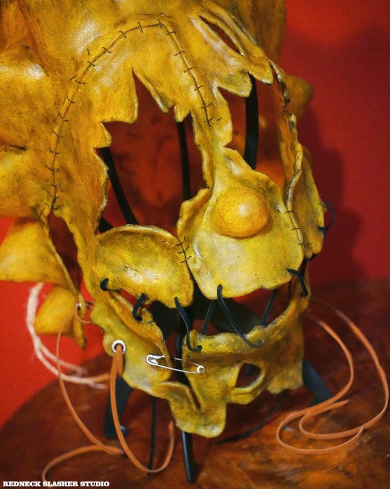 Dead Nerd Mask Lisa Simpson Horror Art Skin Face Serial Killer