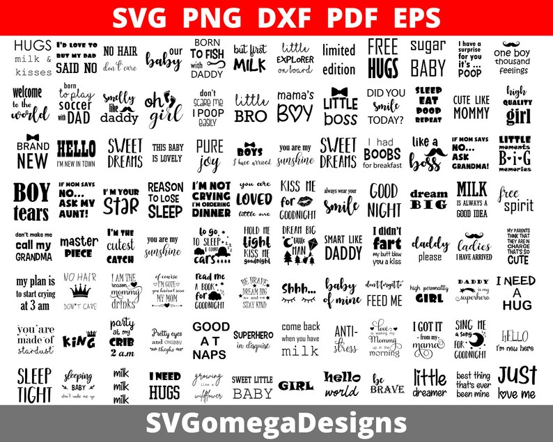 Download Baby Svg Designs Baby Girl Svg Baby Boy Svg Baby Bundle Etsy