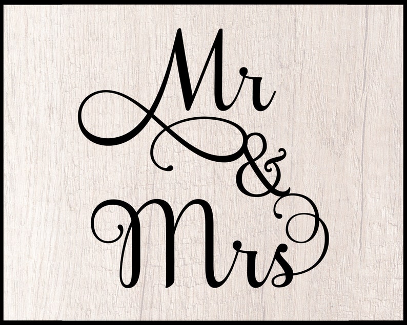 Clip Art Art Collectibles Mr And Mrs Svg File Wedding Sign Svg Mr Svg Design Mrs Svg Sign Wedding Decor Printable Cricut Silhouette File
