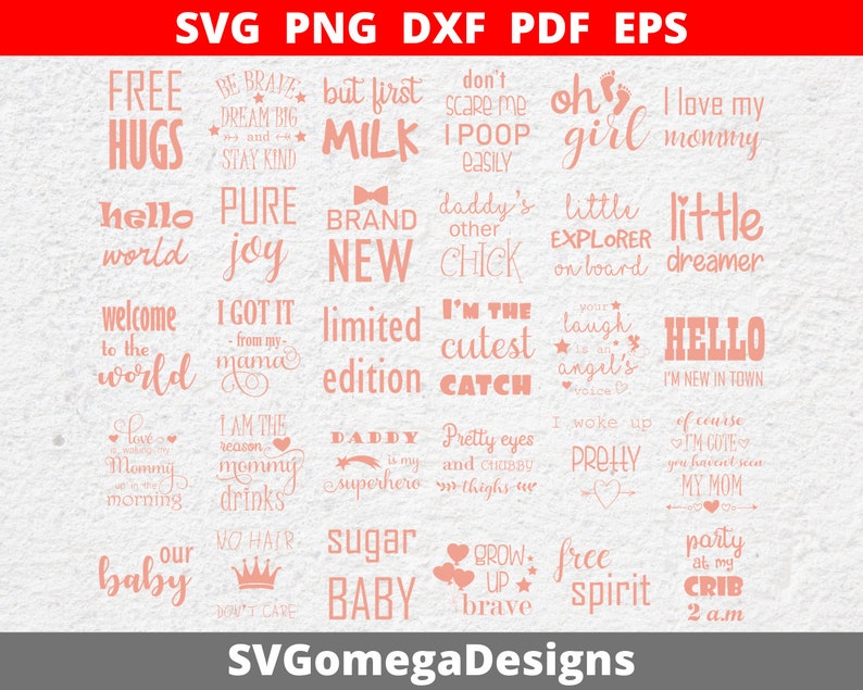 Baby Quotes Svg Girl Svg Boy Svg Newborn Svg Baby Shirt Etsy