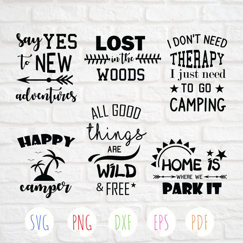 Download Clip Art 6 Camp Bundle Svg Summer Bundle Svg Camping Svg Signs Adventure Svg Designs Svg Files For Cricut Camping Quotes Svg Svg Cut Files Art Collectibles