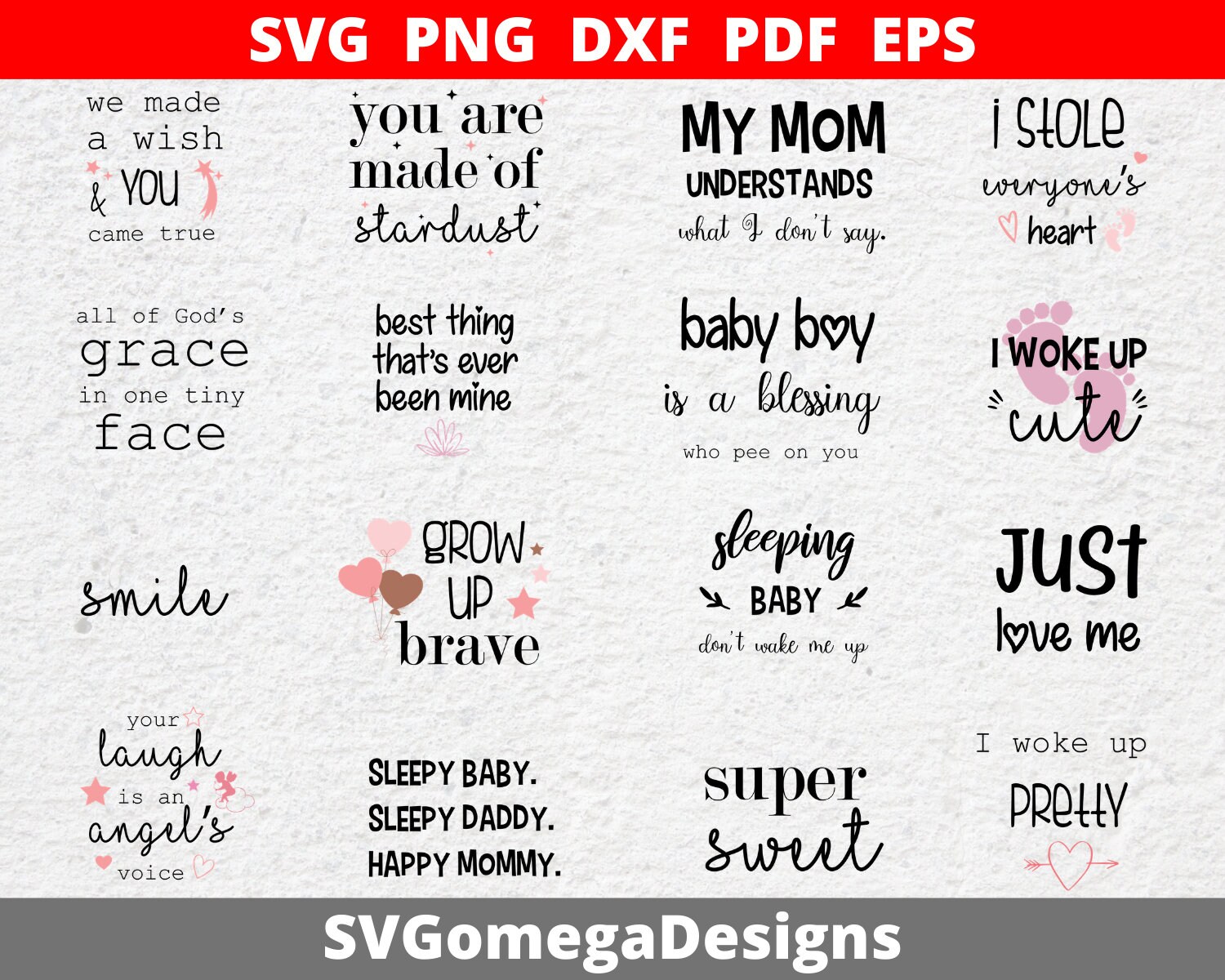 Download 16 Baby Quotes Svg Baby Girl Svg Newborn Quotes Svg Baby Etsy 3D SVG Files Ideas | SVG, Paper Crafts, SVG File