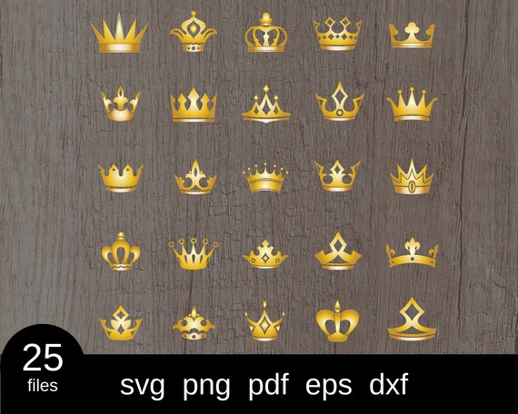 Download Free Crowns Svg Crowns Bundle Svg Crowns Designs Svg Files For Etsy SVG Cut Files