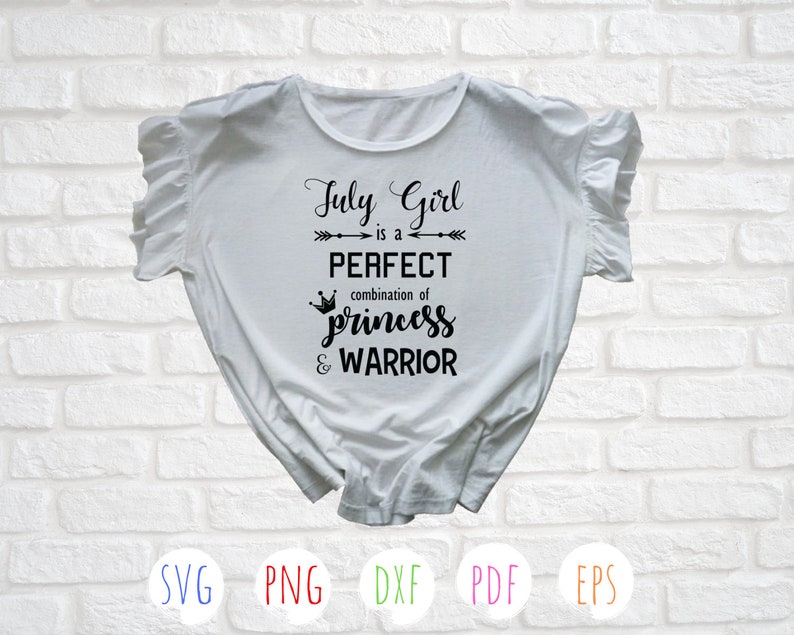 Download Clip Art July Shirt Women Svg July Girl Shirt Svg Princess Svg July Svg July Birthday Svg Cricut File Art Collectibles