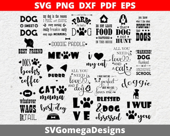 Download 23 Dog Designs Svg Png Dxf Eps Pdf Cutting Files For Etsy PSD Mockup Templates