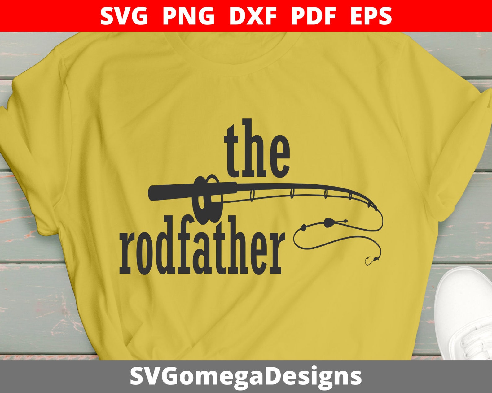 Download The Rodfather Svg Rodfather Shirt Svg Fishing Rod Clipart ...