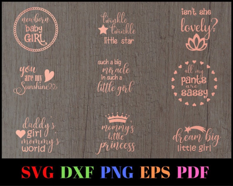 Download Baby Girl Svg Newborn Quotes Svg Baby Shower Svg Svg For Etsy
