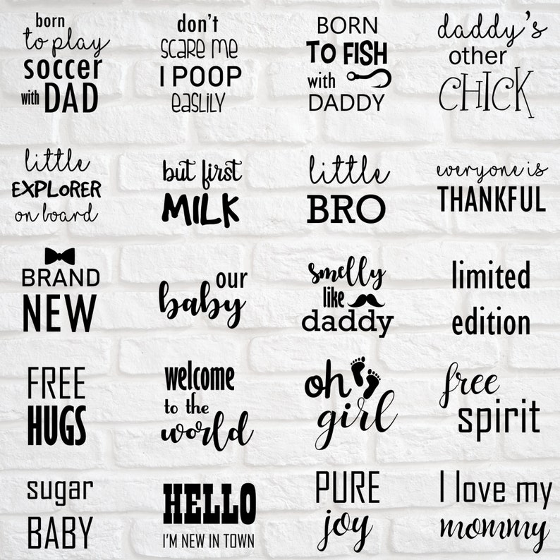Free Free 209 Baby Quotes Svg SVG PNG EPS DXF File