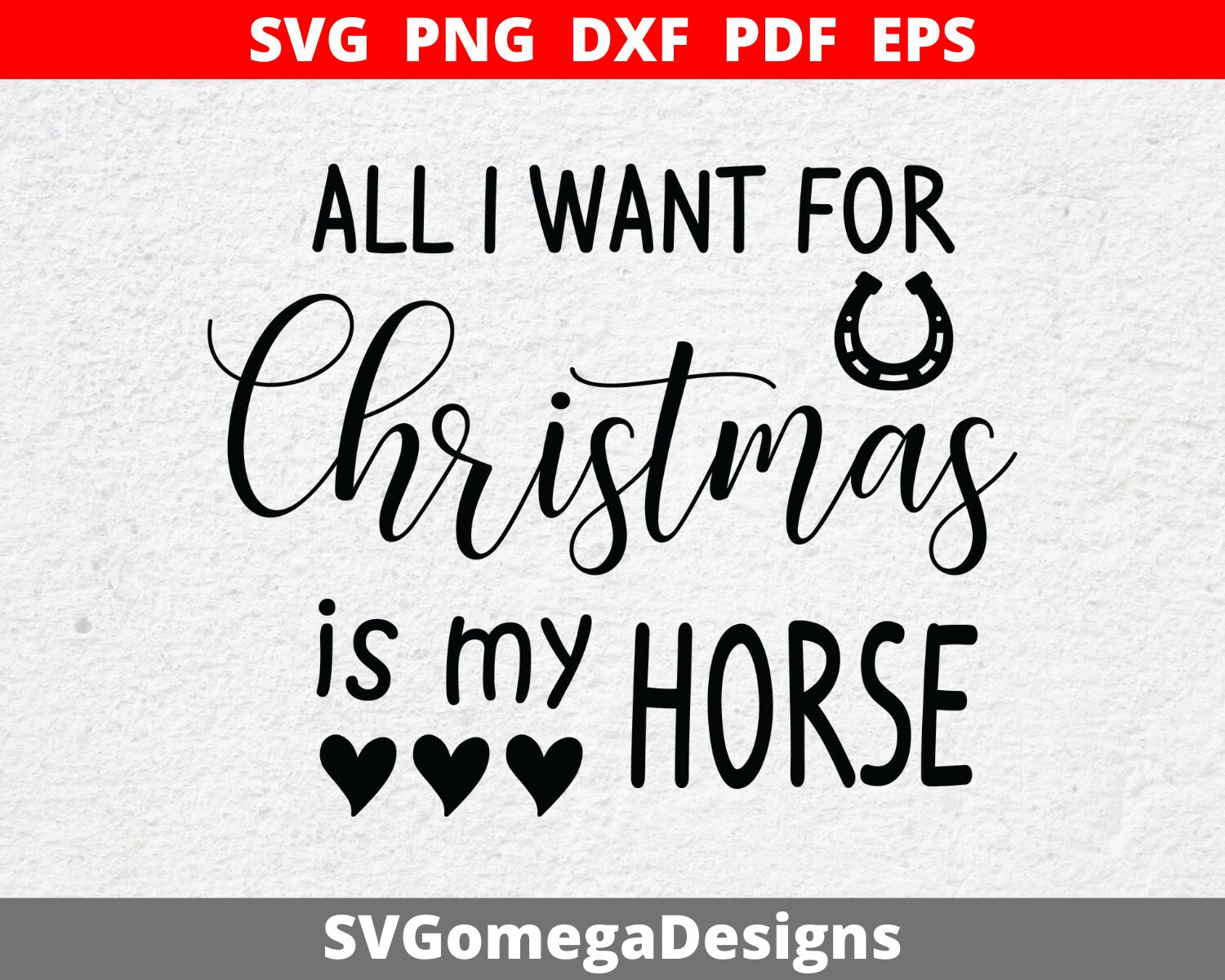 Download All I Want For Christmas Design Svg Png Dxf Eps Pdf Etsy PSD Mockup Templates