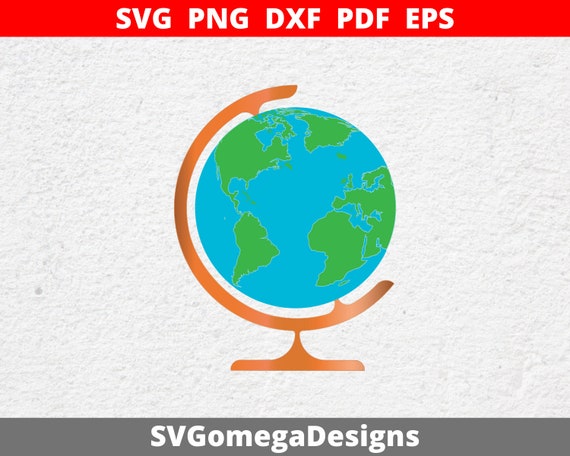 Download Free Globe Design Svg Png Dxf Eps Pdf Cutting Files For Etsy SVG Cut Files