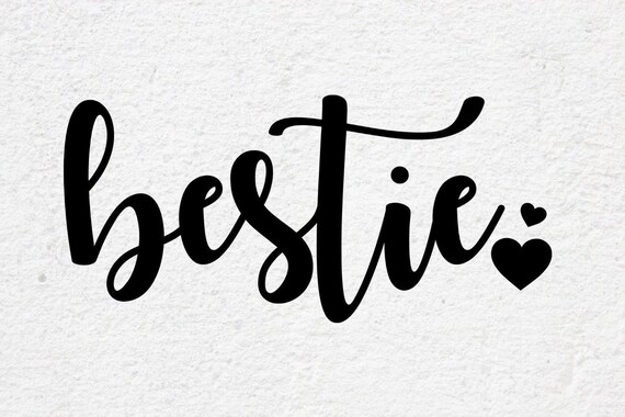 Download Best Friend Design Svg Bestie Svg File Tshirt Svg Design Etsy