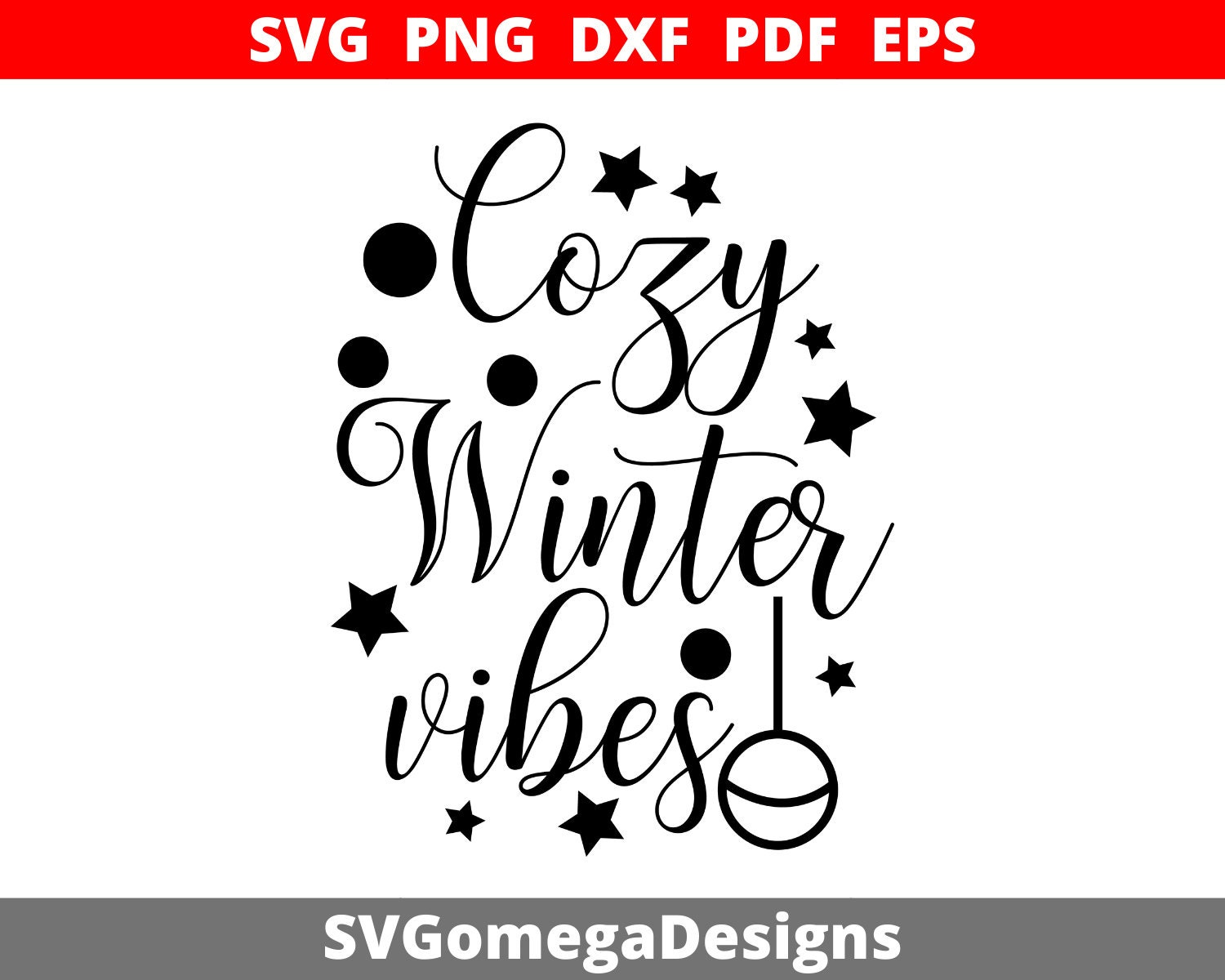 Cozy Winter Vibes Svg Winter Shirt Svg Holiday Svg Design | Etsy