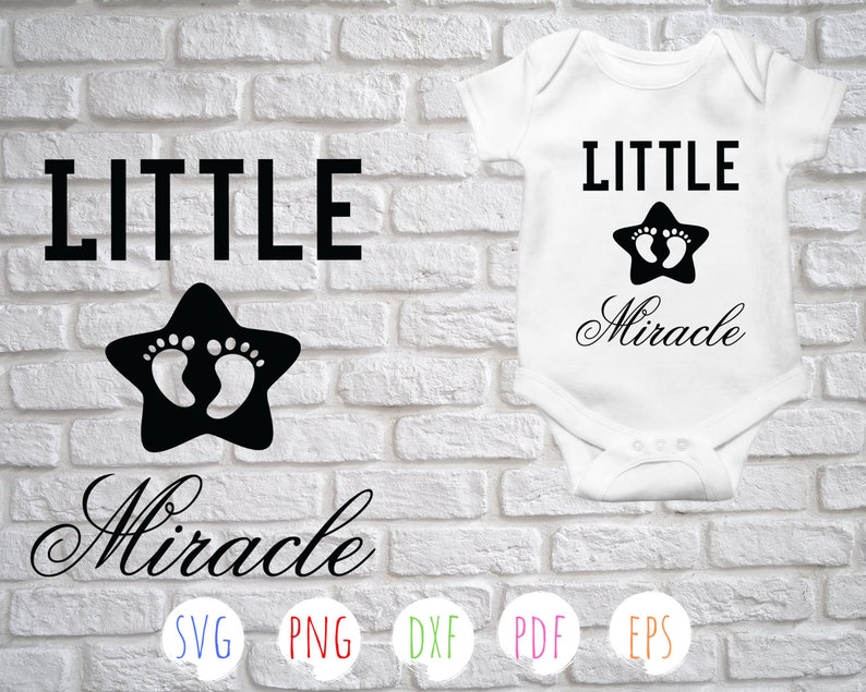 Download Clip Art Little Miracle Svg Baby Onesie Svg Cricut Silhouette Files Svg Cut File Baby Boy Svg Baby Clipart Baby Shirt Svg Vector File Kids Svg Art Collectibles