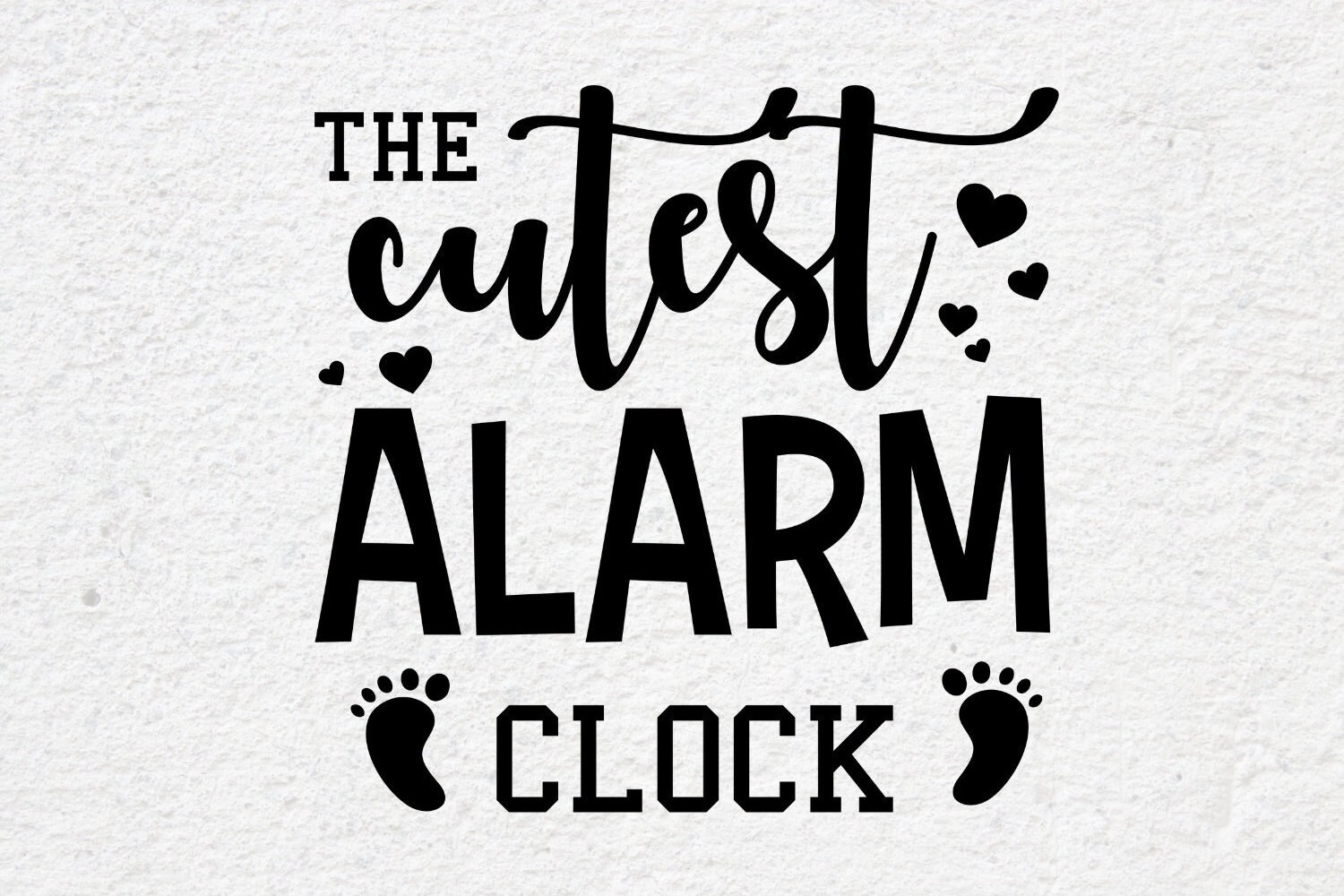 Download The Cutest Alarm Clock Svg Cute Baby Onesie Baby Girl Svg Etsy