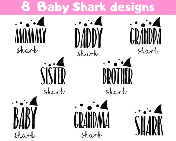 Download Shark Family Svg Quotes Shark Svg Bundle Baby Shark Svg Etsy