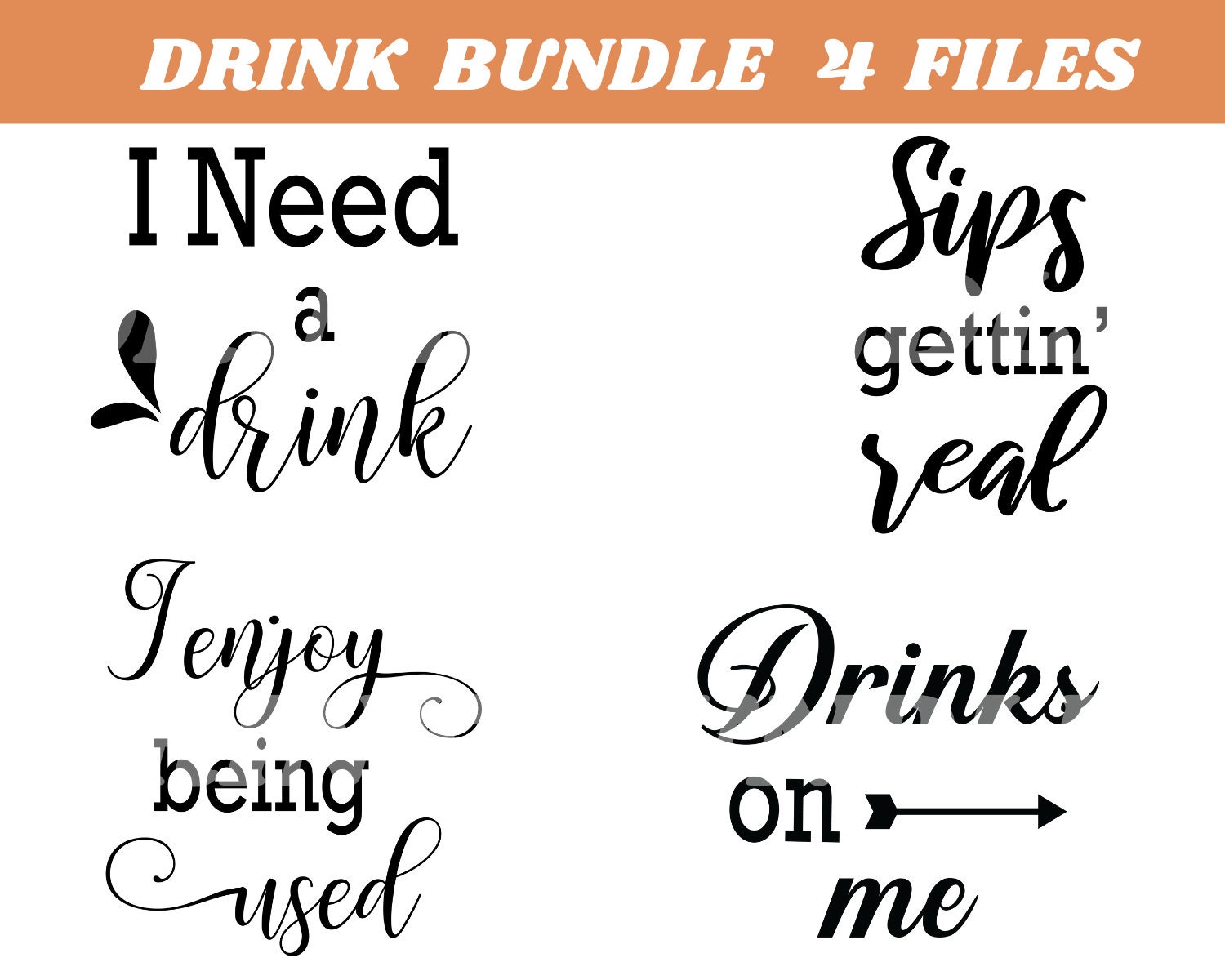 Drink Coasters Svg Files Drinking Svg Quotes Wine Glass Svg Etsy