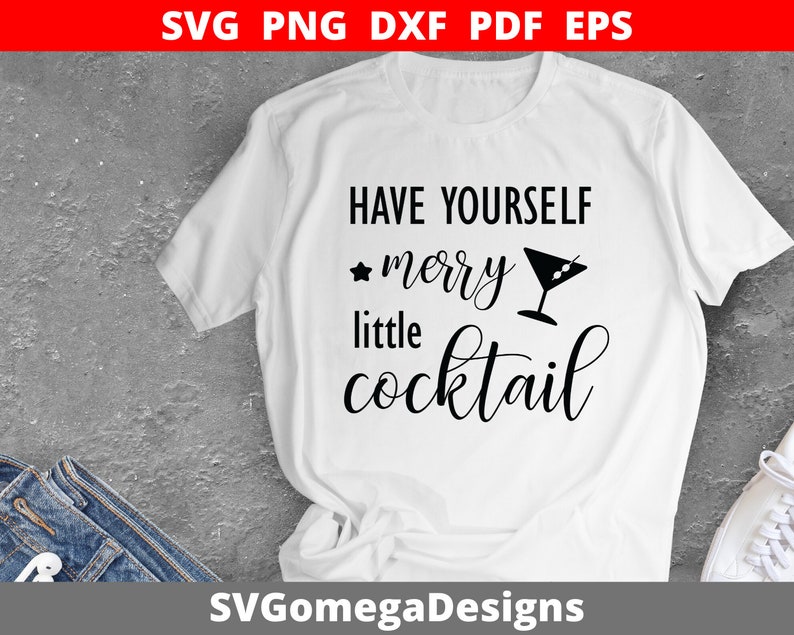 Download Vinyl Decal Dxf Have Yourself Merry Design Svg Silhouette Png Sticker Cutting File For Cricut T Shirt Pillow Pdf Cup Eps Clip Art Art Collectibles