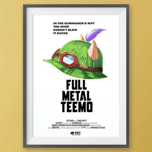Teemo poster League Of Legends - league of legends prints