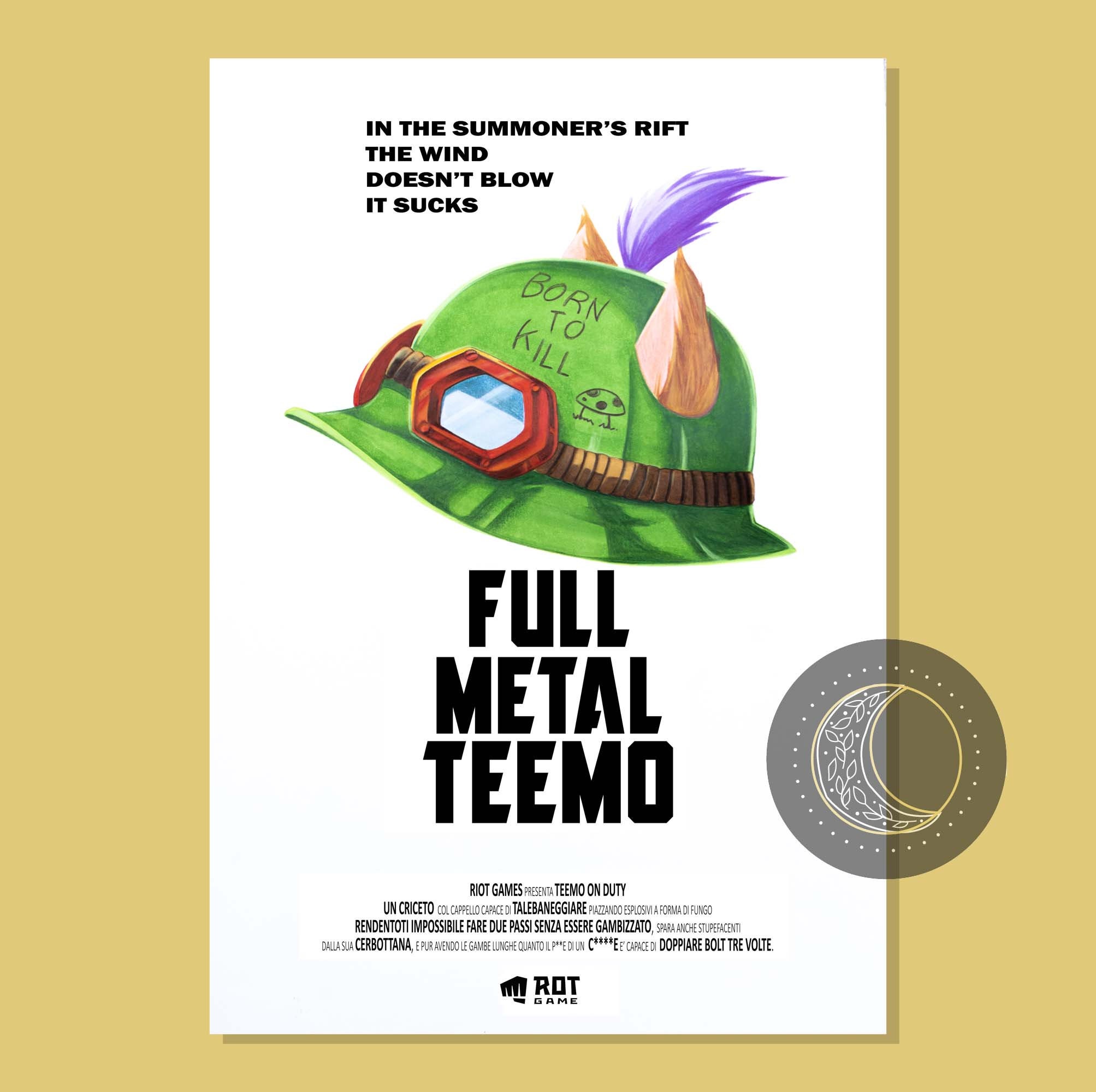 Themeo Teemo Poster – League of Legends Fan Art – Video Game Wall Art Print - Etsy