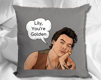 Harry Personalised Cushion, Harry Merch, Personalised Cushion, Birthday Gift, Personalised Gift, Stylies Cushion, Harry Fans, Valentines