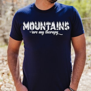 Camping Gifts, Adventure Is Calling, Mountain Themed T Shirt, Hiking Shirt, Outdoor Shirt, Wilderness, Pine Tree ,Mountain Shirt, Mountains