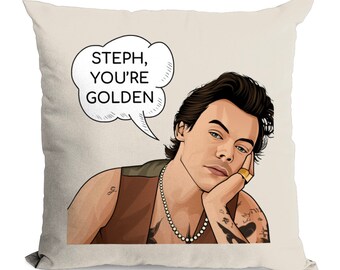Harry Styles Personalized Valentine/'s Day Pillow With Name Customized Gift For Her Gift For Him