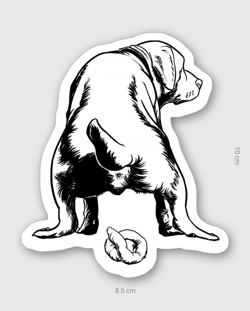 Poepen Hond Kunst - Etsy Nederland