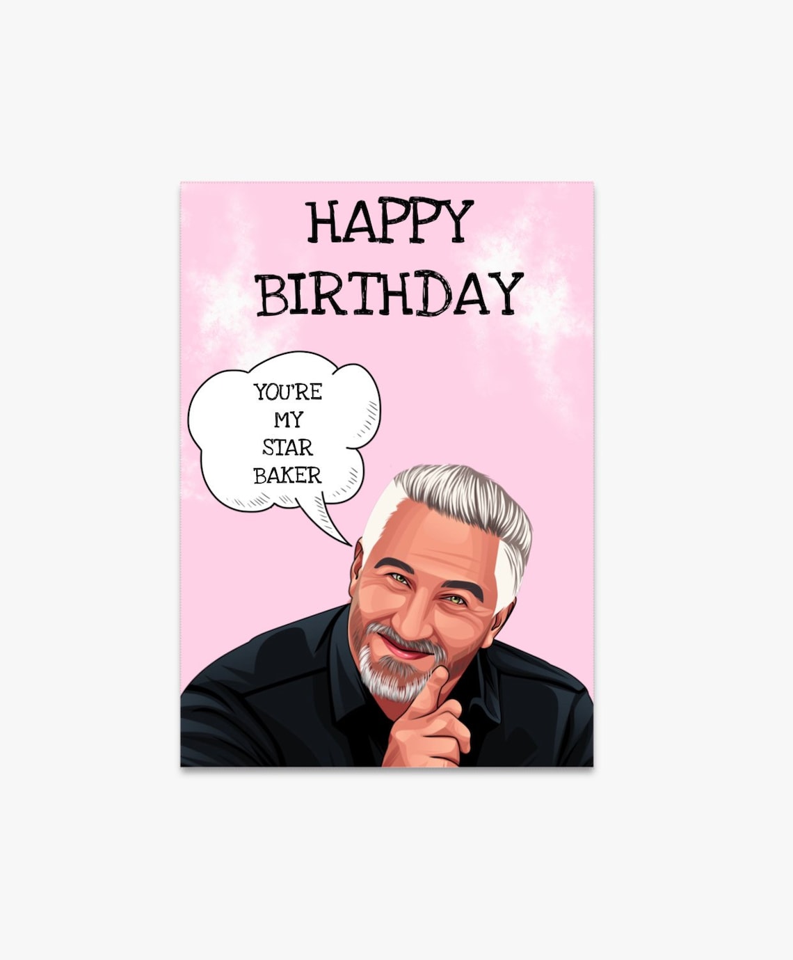Paul Hollywood Birthday Card Birthday Birthday Card Paul - Etsy