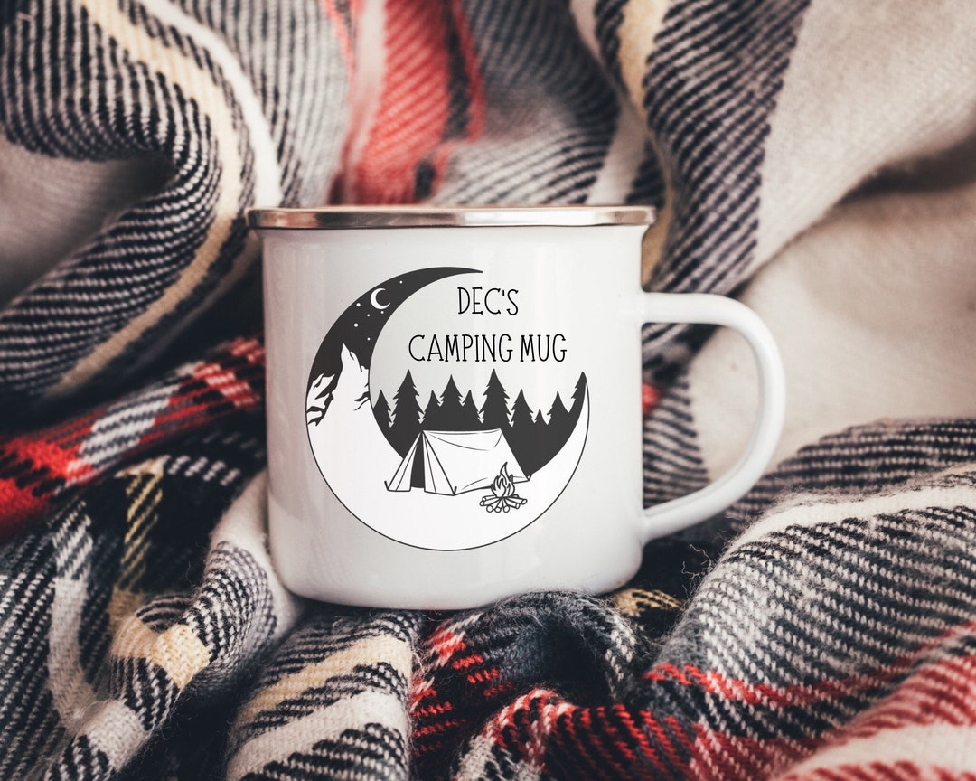 Personalized Outdoor Campfire Mug, Custom Camping Mug, Fathers Day